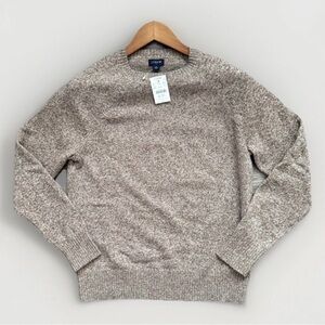 J. Crew Tan Crewneck Wool blend Sweater for Men
